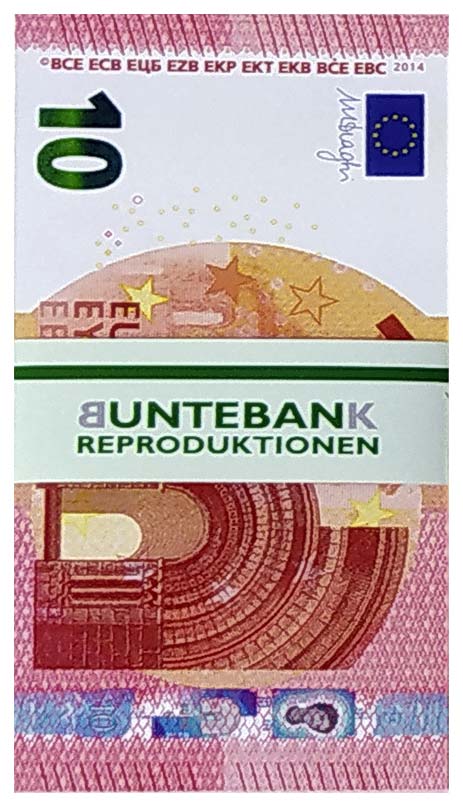 10er Eurostapel Euroscheine banderoliert