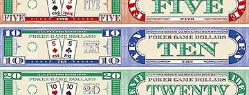 Poker Game Dollar bunt 2007