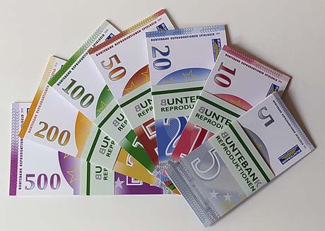 neue Theatergeldscheine REGULAR 7x 20 = 140x Theater-Spielgeldscheine