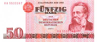 Fünfziger Ostmark-Schein