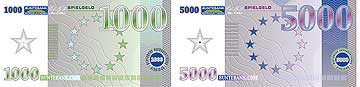 1000er & 5000er CLASSIC Spielgeldscheine